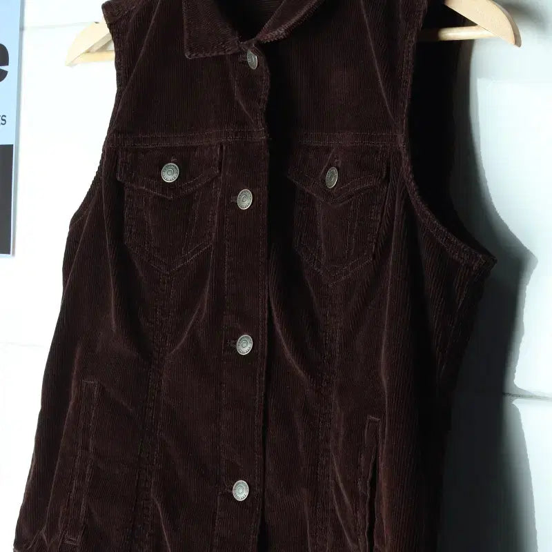 [BUNJANG] Eddie Bauer Corduroy Vest / W(S-M) 에디바우어 집업 바람막이 점퍼자켓 코듀로이 조끼-1781D