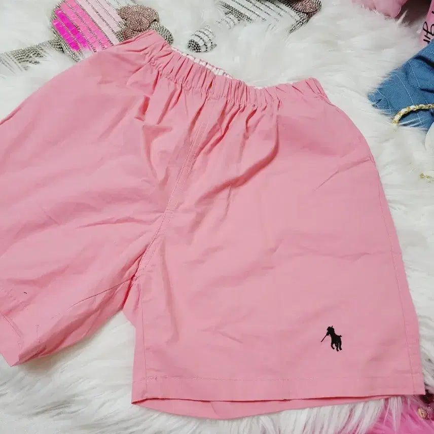 [BUNJANG] Pink Banded Shorts / 밴딩 편한핑크 반바지