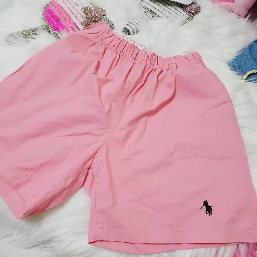 [BUNJANG] Pink Banded Shorts / 밴딩 편한핑크 반바지