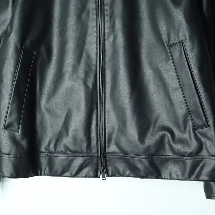 [BUNJANG] Spao Windbreaker Jacket / (XL-2XL) 스파오 집업 바람막이 점퍼자켓 합성가죽 블랙-1781F