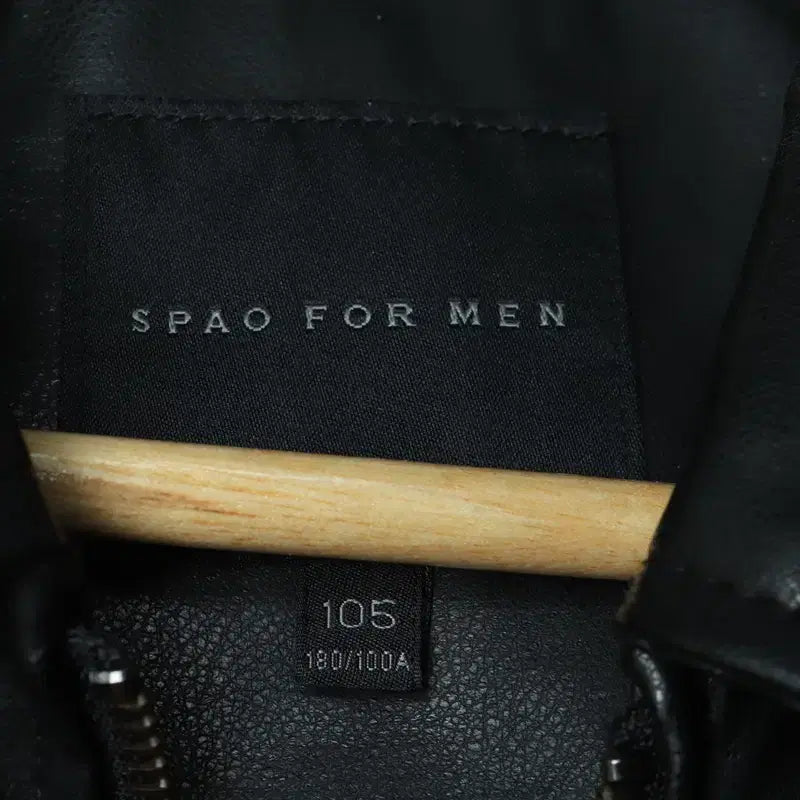 [BUNJANG] Spao Windbreaker Jacket / (XL-2XL) 스파오 집업 바람막이 점퍼자켓 합성가죽 블랙-1781F