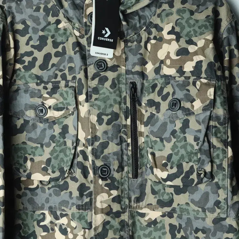 [BUNJANG] Converse Windbreaker Jacket / (2XL-4XL) 컨버스 집업 바람막이 점퍼자켓 새상품 야상-17820