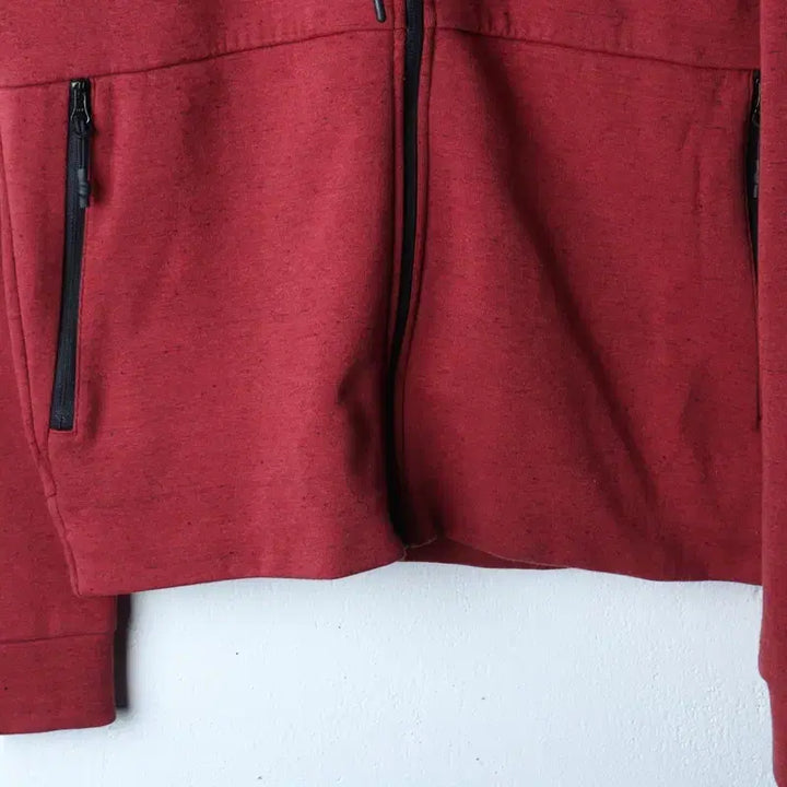 [BUNJANG] Adidas Functional Hoodie Burgundy Old School / (L) 아디다스 후드집업 기능성 버건디 올드스쿨-178A6