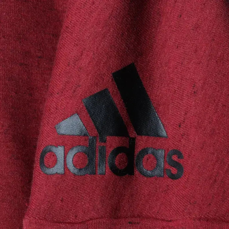 [BUNJANG] Adidas Functional Hoodie Burgundy Old School / (L) 아디다스 후드집업 기능성 버건디 올드스쿨-178A6