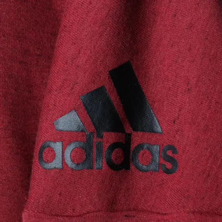 [BUNJANG] Adidas Functional Hoodie Burgundy Old School / (L) 아디다스 후드집업 기능성 버건디 올드스쿨-178A6