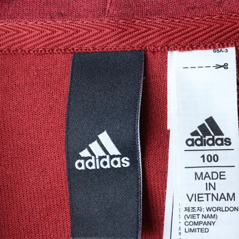 [BUNJANG] Adidas Functional Hoodie Burgundy Old School / (L) 아디다스 후드집업 기능성 버건디 올드스쿨-178A6