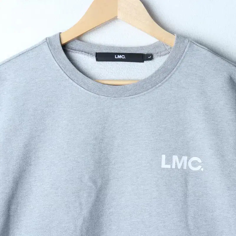 [BUNJANG] LMC Big Logo Gray Heavy Street Sweatshirt / (L-XL) 엘엠씨 맨투맨 티셔츠 빅로고 그레이 헤비 스트릿-178B1