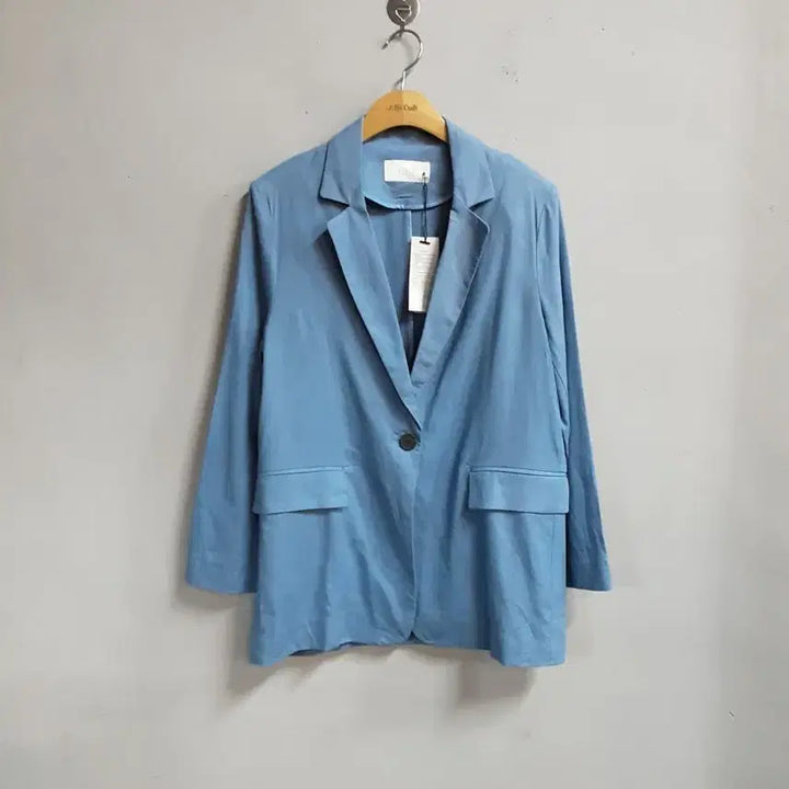 [BUNJANG] Visit in New York Oversized Jacket / 택새상품) 비지트인뉴욕 소라색 오버핏 자켓 55/66