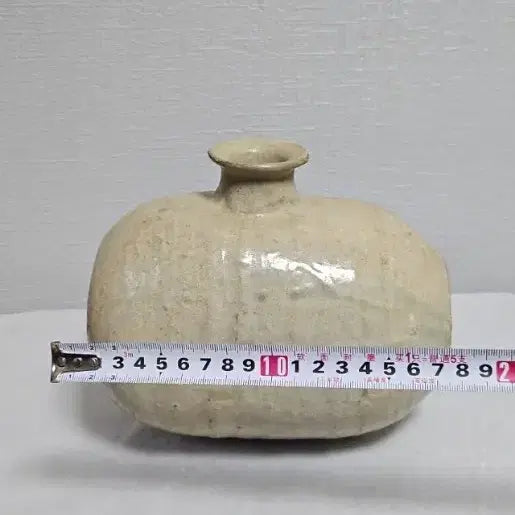 [BUNJANG] Early Joseon Dynasty White Porcelain Jar / 옛날 고려 백자  장군병? 조선 분청? 조선 초기 백자도자기 장군병