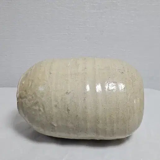 [BUNJANG] Early Joseon Dynasty White Porcelain Jar / 옛날 고려 백자  장군병? 조선 분청? 조선 초기 백자도자기 장군병