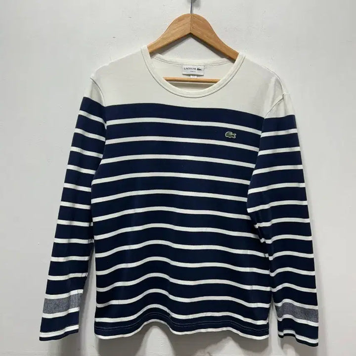 [BUNJANG] Lacoste Striped Long Sleeve T-shirt / 라코스테 스트라이프 긴팔 티셔츠 L