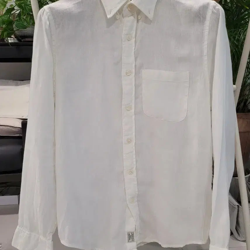 [BUNJANG] Abercrombie White Linen Shirt / 하와이의 햇살을 담은] 아베크롬비 화이트 린넨 셔츠 판매합니다
