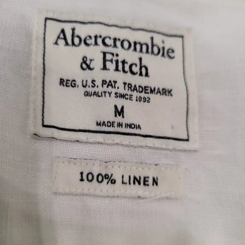 [BUNJANG] Abercrombie White Linen Shirt / 하와이의 햇살을 담은] 아베크롬비 화이트 린넨 셔츠 판매합니다