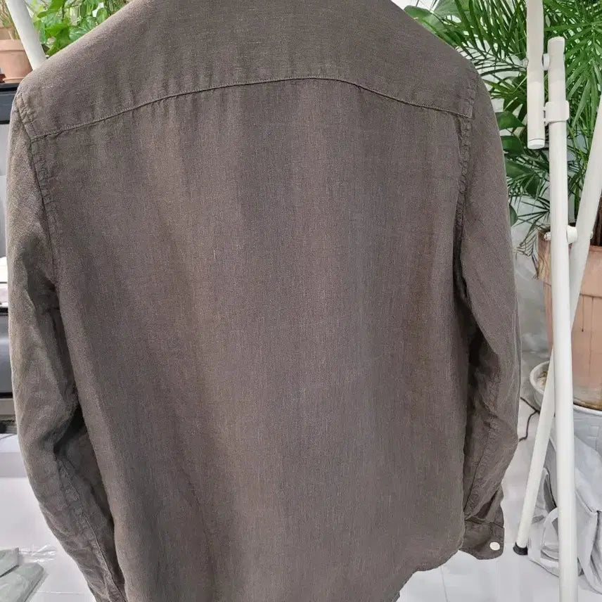 [BUNJANG] Abercrombie &amp; Fitch Premium Linen Shirt (Brown) / 하와이의 여유를 담은, 아베크롬비 프리미엄 린넨 셔츠 (브라운)