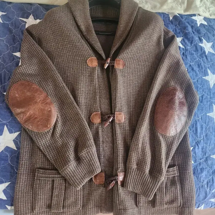 [SOLD OUT] 폴로 랄프로렌 보이즈 xl 가죽덧뎀 떡볶이 가디건