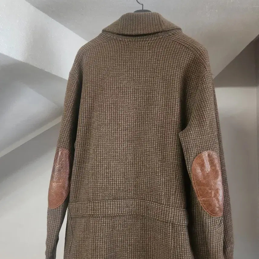 [SOLD OUT] 폴로 랄프로렌 보이즈 xl 가죽덧뎀 떡볶이 가디건