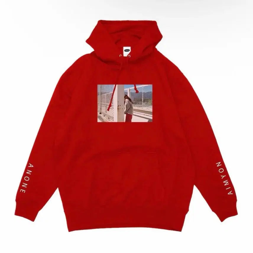 [BUNJANG] Aimyon Anone Hoodie T-shirt (L Size) / 아이묭 아노네 후드 굿즈 티셔츠 미개봉 l사이즈 판매해요