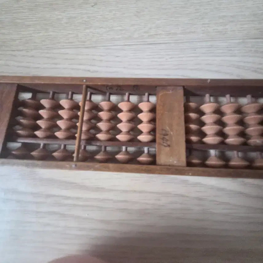 [BUNJANG] Antique Wooden Abacus / 80년된 주판1947년구입 희귀 베이클라이트 주판알