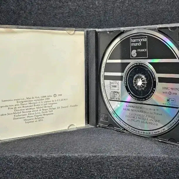 [BUNJANG] Philippe Herreweghe Faure Requiem CD / 포레 레퀴엠 Philippe Herreweghe 연주 CD