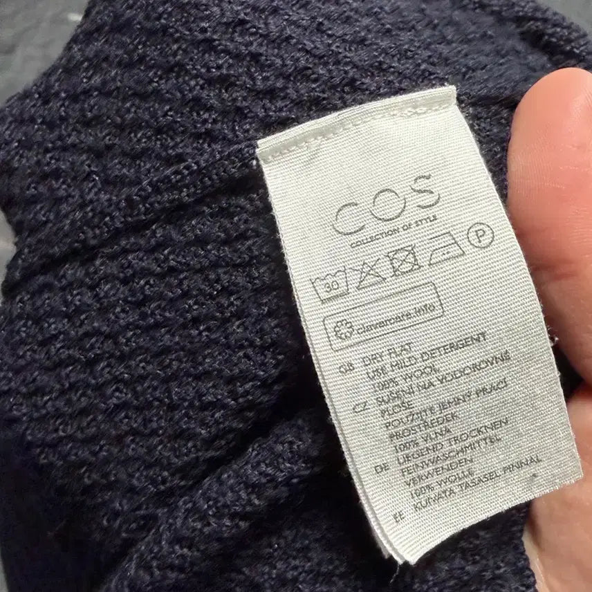 [BUNJANG] COS Navy Wool Knit XL Sweater / 코스 네이비 울 니트 XL 105