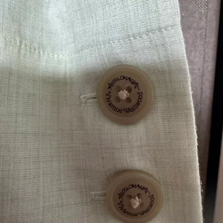 [BUNJANG] Vivienne Westwood Light Mint Shirt / 비비안웨스트우드 라이트민트 셔츠  38