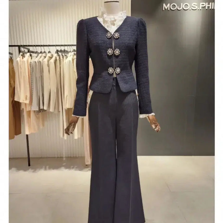 [BUNJANG] MojoSphin Cubic Crop Jacket / 모조에스핀 큐빅 크롭 재킷 66추천