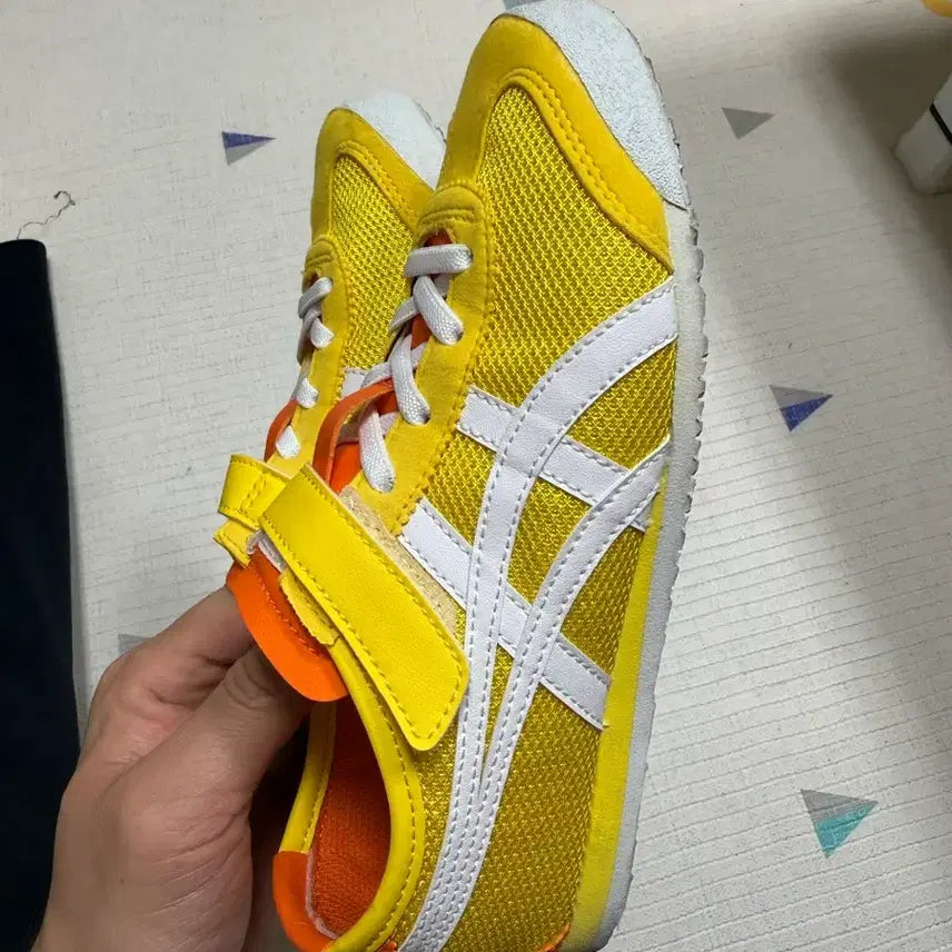 [BUNJANG] Onitsuka Tiger Mexico 66 Yellow/Orange Sneakers (220) / 신발 오니츠카타이거 멕시코 66 옐로우/오렌지 색상 운동화 220