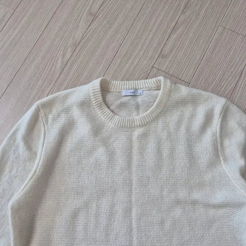 [BUNJANG] ANDZ Ivory Knit Sweater / [105] 앤드지 아이보리 니트 스웨터