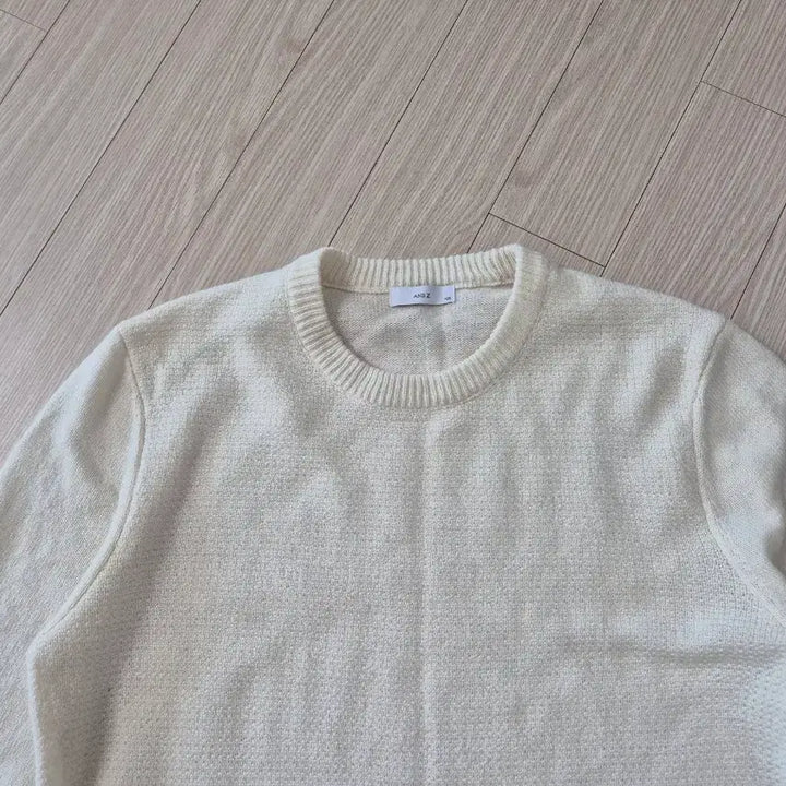 [BUNJANG] ANDZ Ivory Knit Sweater / [105] 앤드지 아이보리 니트 스웨터