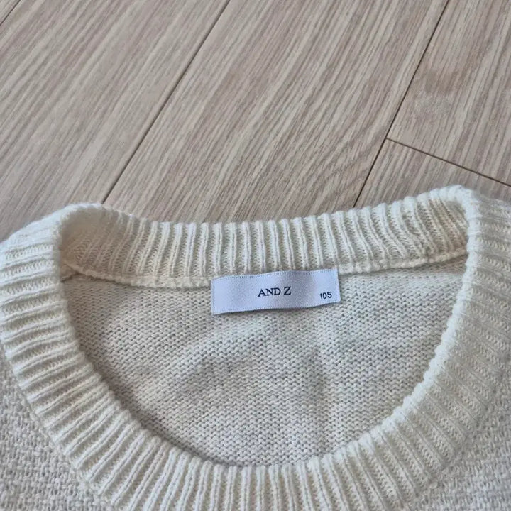 [BUNJANG] ANDZ Ivory Knit Sweater / [105] 앤드지 아이보리 니트 스웨터