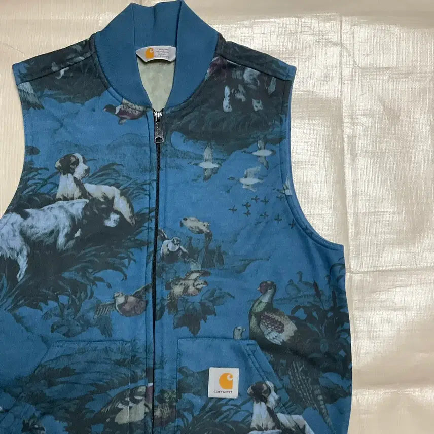 [BUNJANG] Carhartt Printed Vest M / 칼하트 프린팅 베스트 M