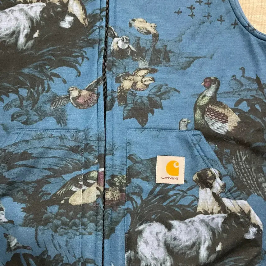 [BUNJANG] Carhartt Printed Vest M / 칼하트 프린팅 베스트 M