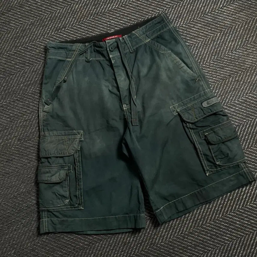 [BUNJANG] UNIONBAY Cargo Bermuda Shorts / UNIONBAY 멀티 카고 하프 버뮤다 팬츠y 4744