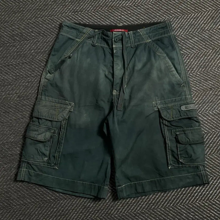 [BUNJANG] UNIONBAY Cargo Bermuda Shorts / UNIONBAY 멀티 카고 하프 버뮤다 팬츠y 4744