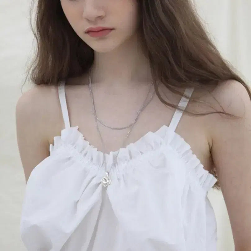 [BUNJANG] Soft Seoul Sleeveless Top / 소프트서울 나시 슬리브리스 화이트