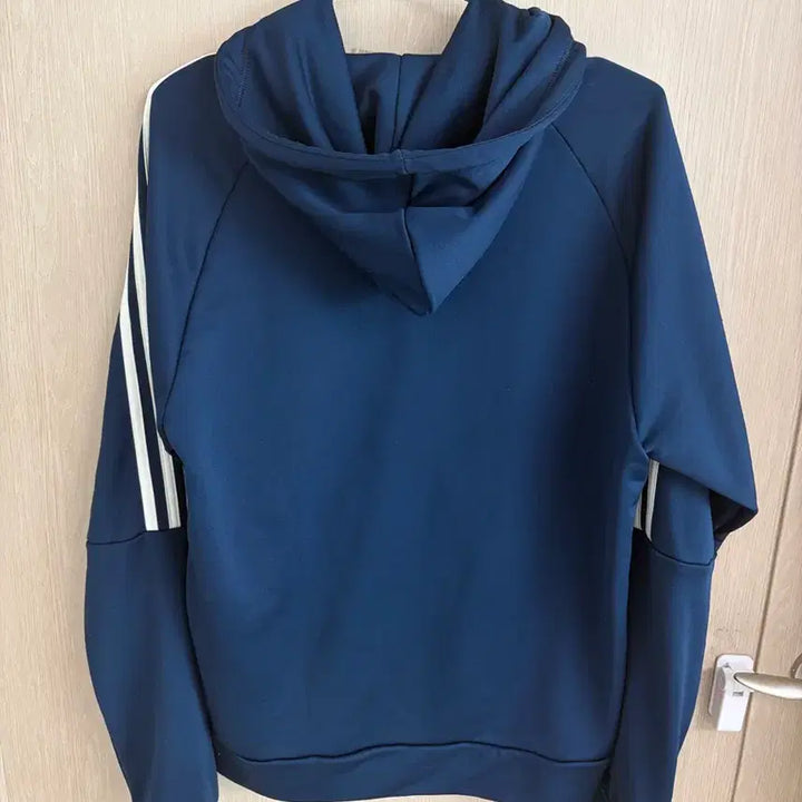[BUNJANG] Adidas Three Stripes Training Hoodie Navy L / 아디다스 삼선 트레이닝 후드집업 네이비 L