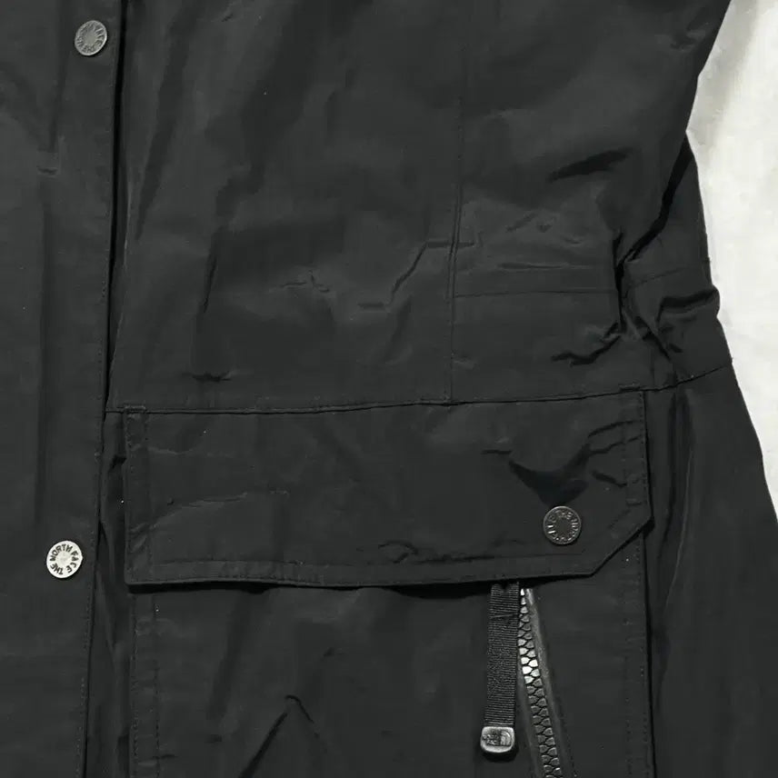 [BUNJANG] The North Face HyVent Black Long Windbreaker Jacket / 노스페이스 HyVent 블랙 롱 바람막이 자켓