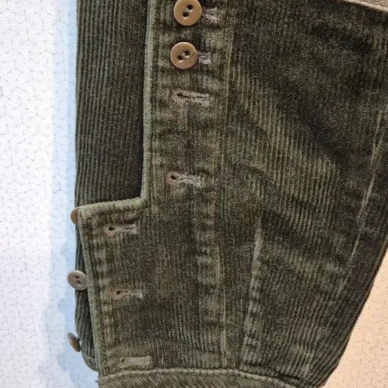 [BUNJANG] Ralph Lauren Khaki Corduroy Span Slacks / 랄프로렌 2사이즈 카키 코듀로이 스판슬랙스