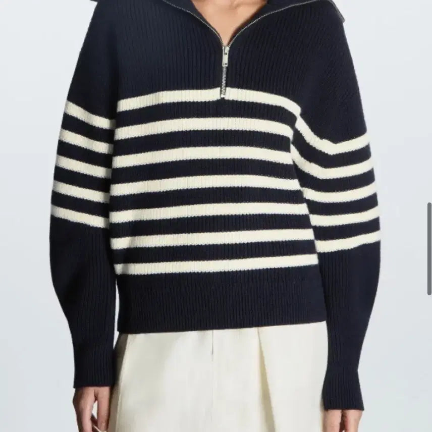 [BUNJANG] COS Knitted Half Zip-up Top / 코스 니티드 하프 집업 s
