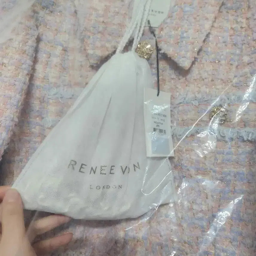 [BUNJANG] Renee Von Tweed Long Dress Coat / 레니본 트위드 롱 원피스 코트