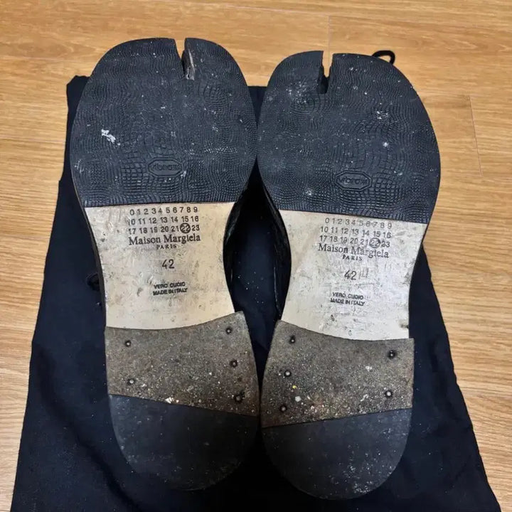 [BUNJANG] Maison Margiela Tabi Paper Derby Shoes / 마르지엘라 타비 페이퍼 더비 42