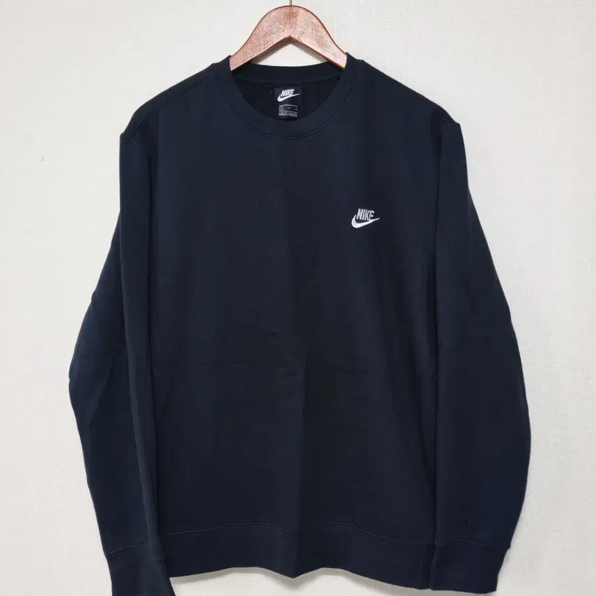 [SOLD OUT] (남성) 나이키 스몰로고 기모 맨투맨 XL