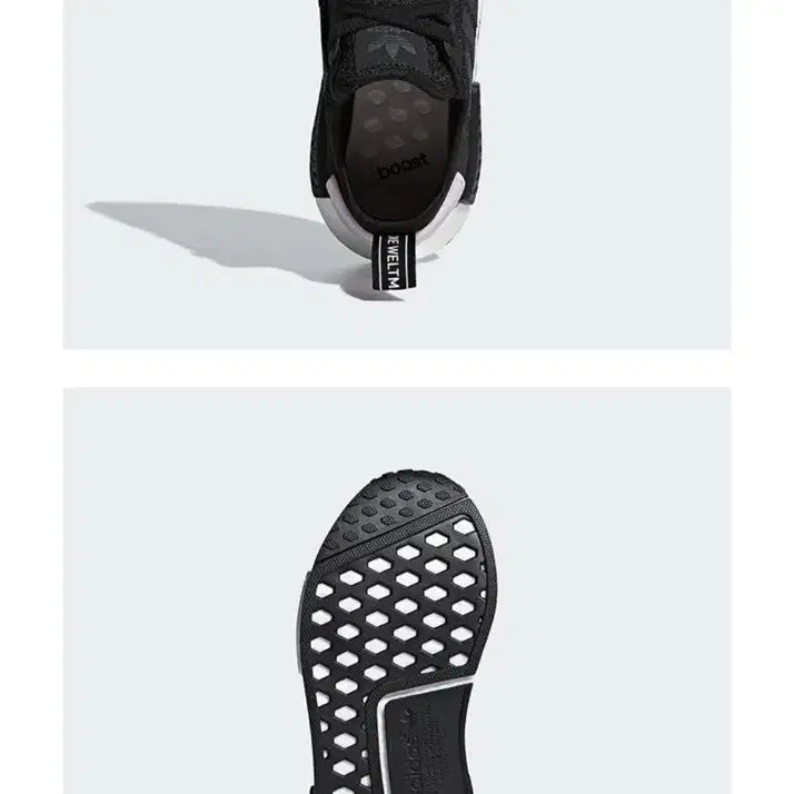 [BUNJANG] Adidas NMD R1 Black Sneakers (220mm) / 새상품.아디다스 NMD R1 블랙 운동화 220사이즈 실 225