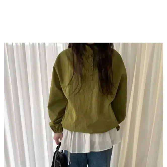 [BUNJANG] Oumd Olive Anorak / 움드마켓 oumd 올리브 아노락