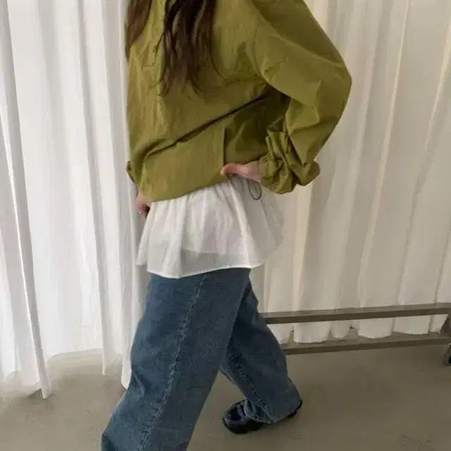 [BUNJANG] Oumd Olive Anorak / 움드마켓 oumd 올리브 아노락