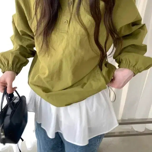 [BUNJANG] Oumd Olive Anorak / 움드마켓 oumd 올리브 아노락