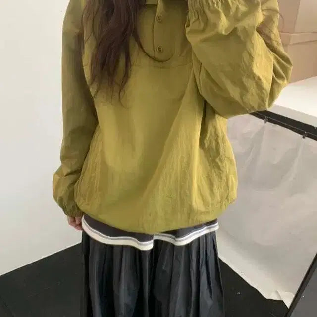 [BUNJANG] Oumd Olive Anorak / 움드마켓 oumd 올리브 아노락