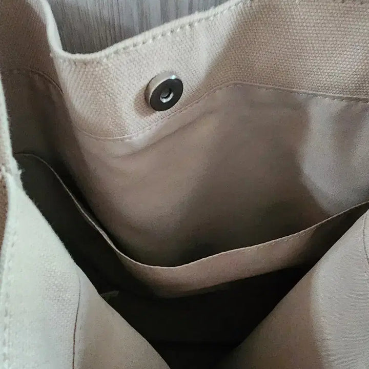 [BUNJANG] Jajoo Canvas Two-Pocket Shoulder Bag / 자주* 캔버스 투포켓 숄더백