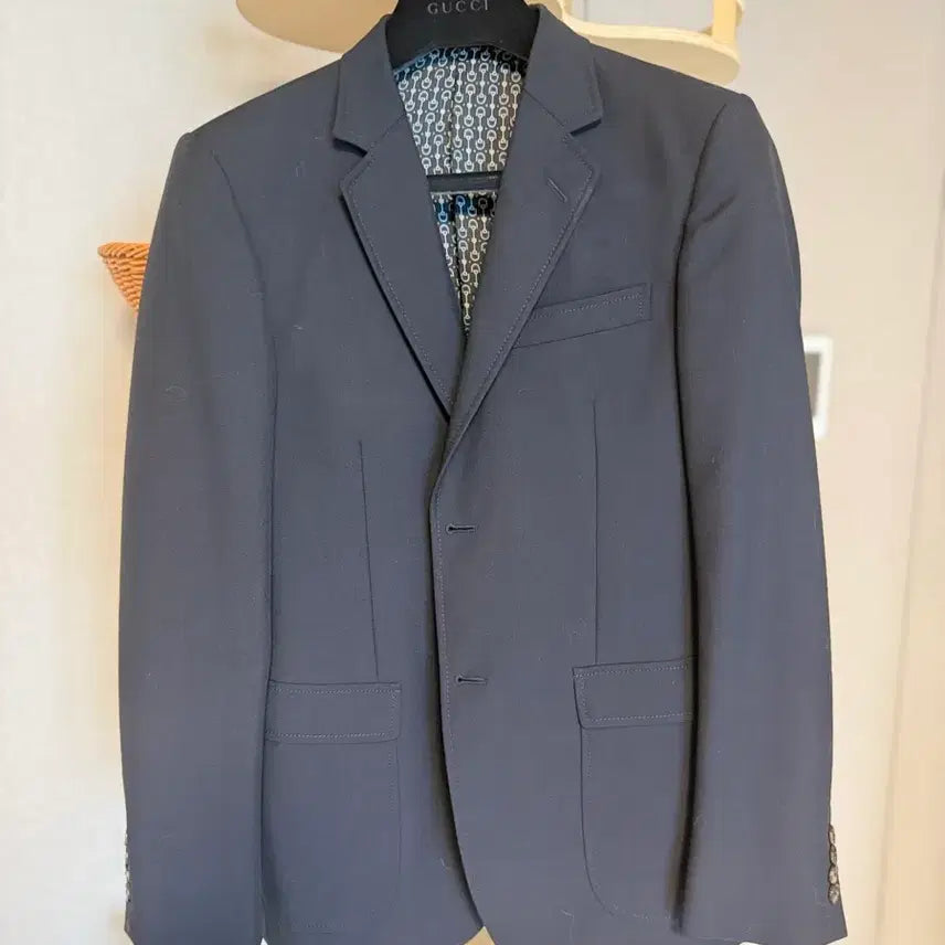 [BUNJANG] Gucci Navy Two-Button Jacket / 구찌 네이비 투버튼 자켓