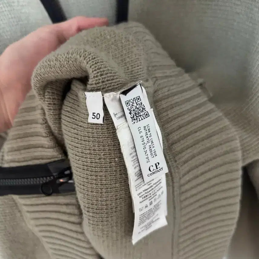 [BUNJANG] CP Company Knit Zip-Up Jacket / Cp company cp 컴퍼니 니트집업